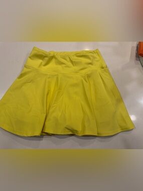 Neon Yellow Athletic Tennis/Golf Skort